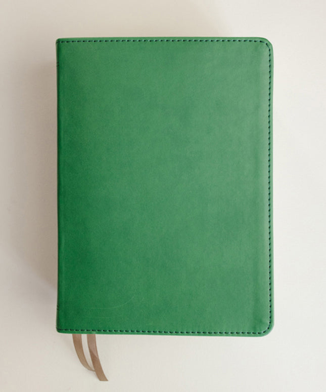 Hand-Bound Simulated Leather Quad - Highland Green