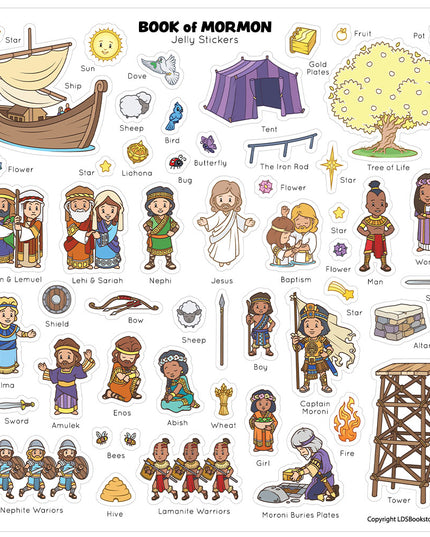 My Book of Mormon Jelly Sticker Quiet Book