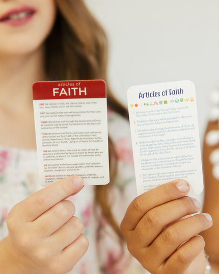 Articles of faith Pocket Cards