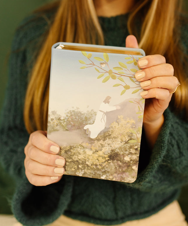 PREORDER - Hand-Bound Genuine Leather Quad - Garden of Gethsemane