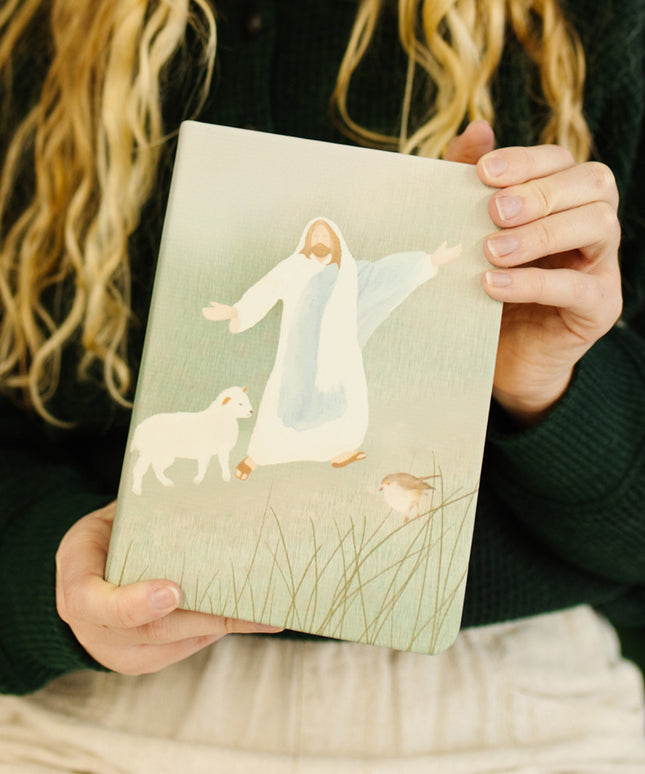 PREORDER - Hand-Bound Genuine Leather Quad - The Good Shepherd