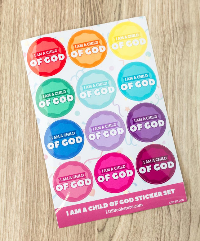 I am a Child of God Sticker Set