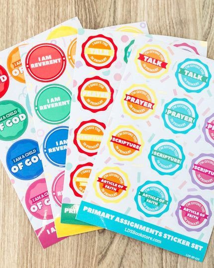 LDS Primary Stickers Bundle