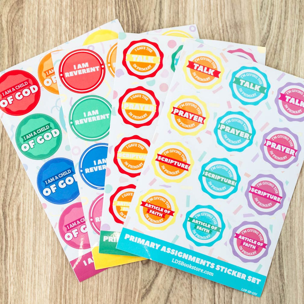 LDS Primary Stickers Bundle