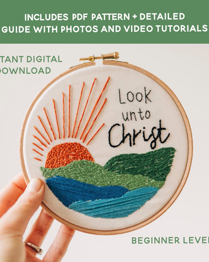 Look unto Christ Embroidery Kit