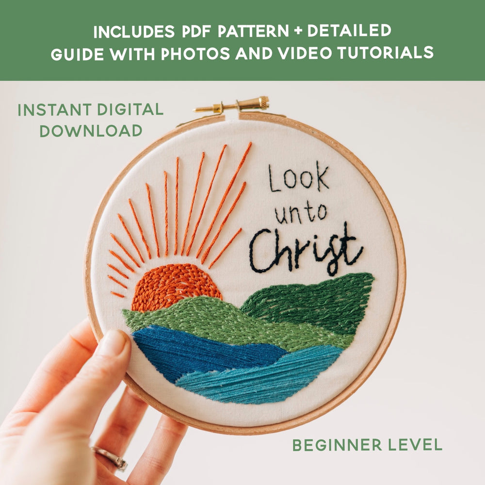 Look unto Christ Embroidery Kit