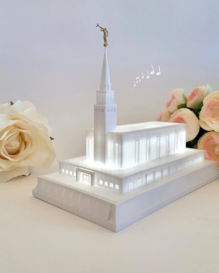 London Temple Music Light - Families can be together forever 3D