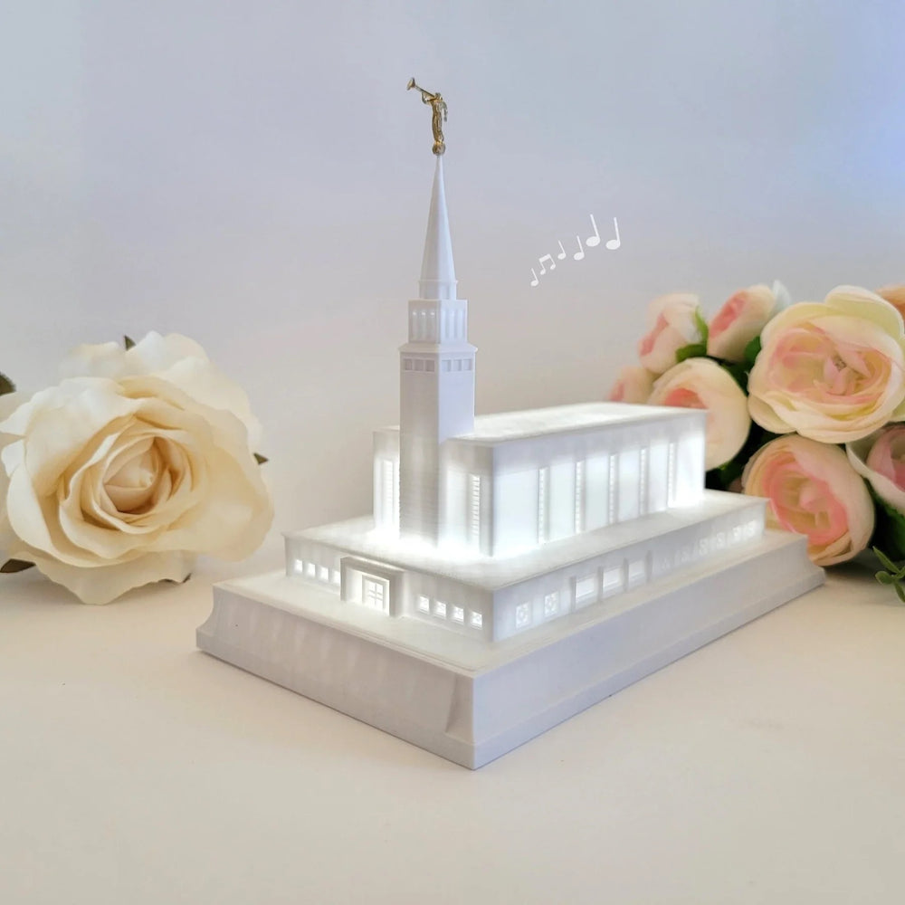 London Temple Music Light - Families can be together forever 3D