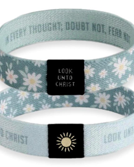 Look Unto Christ Woven Wristband