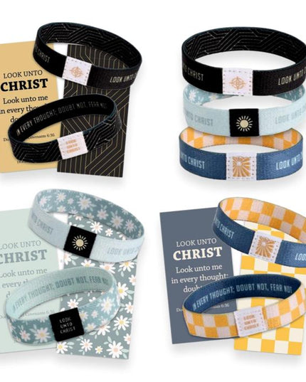 Look Unto Christ Woven Wristband
