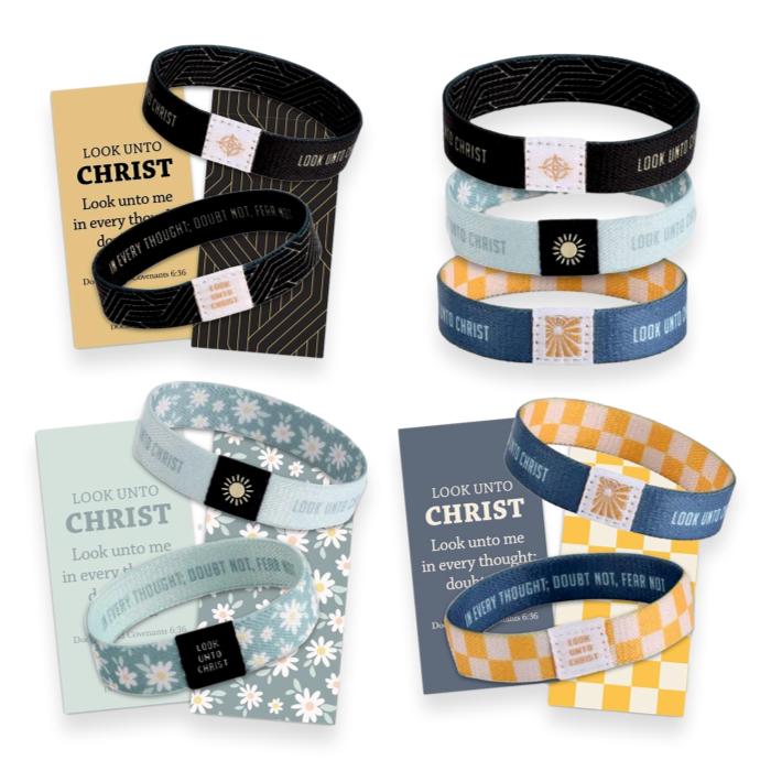 Look Unto Christ Woven Wristband