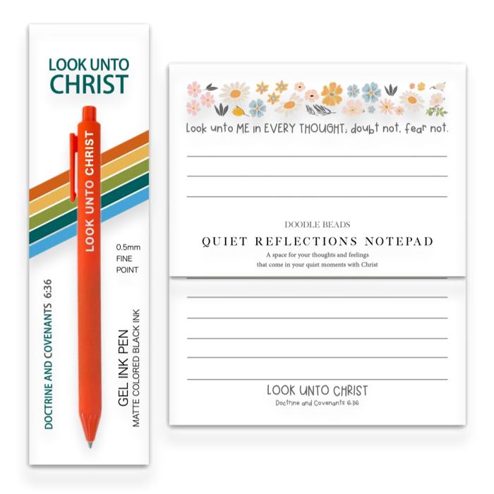 Look Unto Christ Notepad & Pen Set