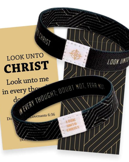 Look Unto Christ Woven Wristband