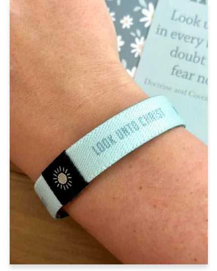Look Unto Christ Woven Wristband