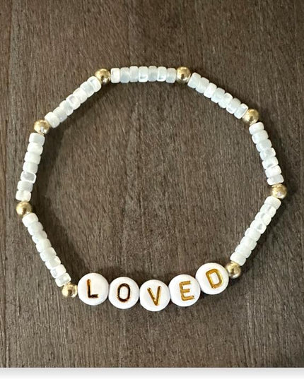 You Are So Loved Beaded Bracelet
