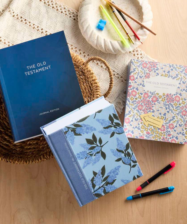 The Old Testament, Journal Edition, Large Print Blue