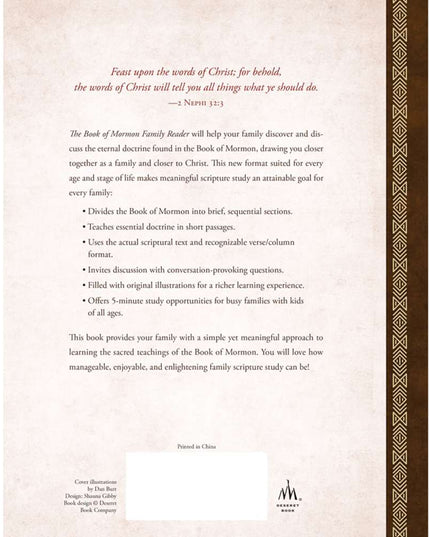 The Book of Mormon Family Reader