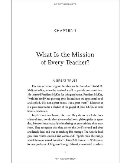 Teaching with Power