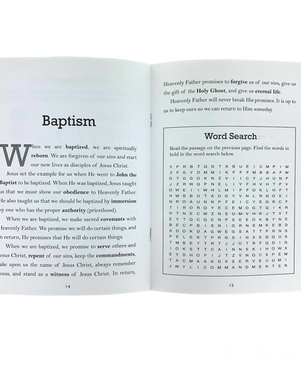 Now that I am baptized Booklet