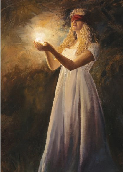 I Walk by Faith by Judy Cooley 5x7 Print