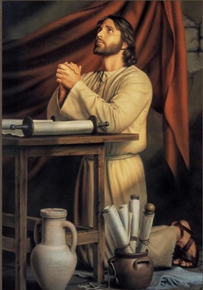 Hallowed be Thy Name, by Simon Dewey. 5"x 7" Print