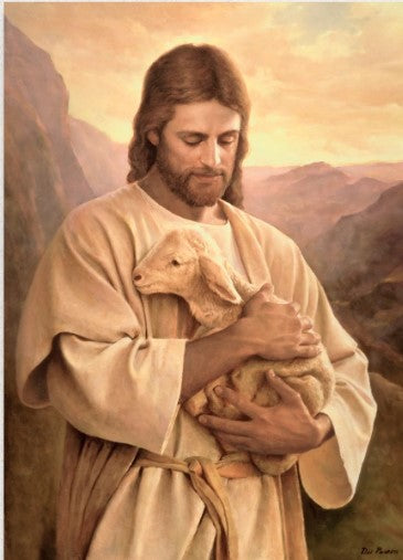 Lost Lamb 5x7 Print Del Parson