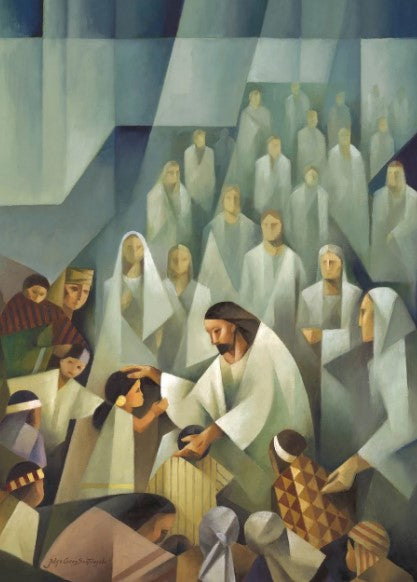 Blessing the Children, by Jorge Cocco 5x7 Print