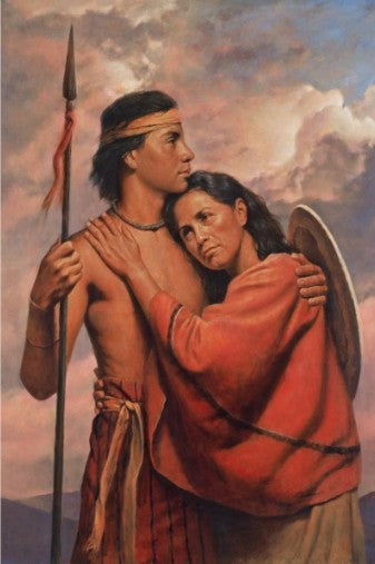 Farewell My Stripling Warrior by Del Parson 5x7 Print