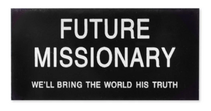 Future Missionary Badge