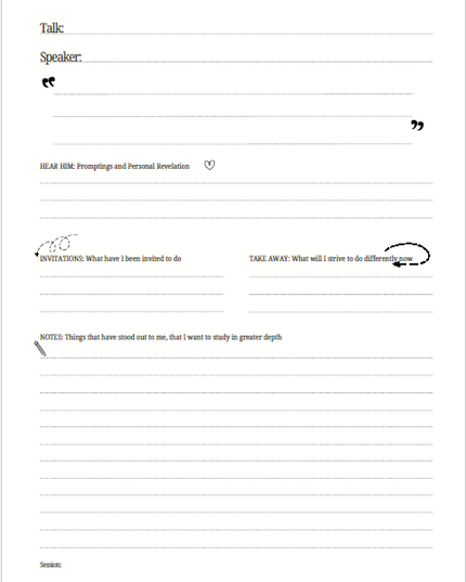 Walk with Me, General Conference Journal *digital*