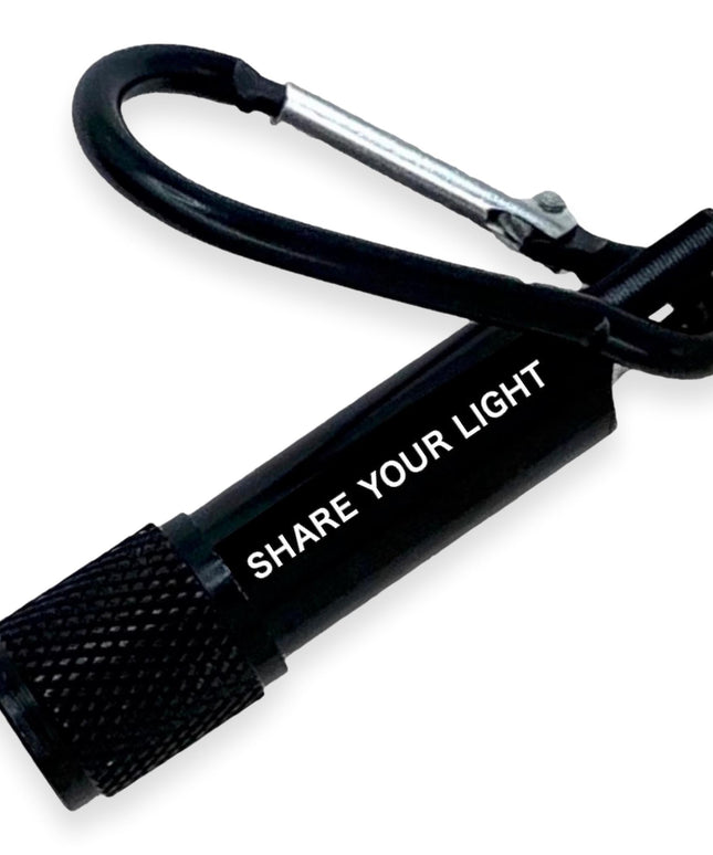 Share Your Light Engraved Mini Led Keychain Flashlight