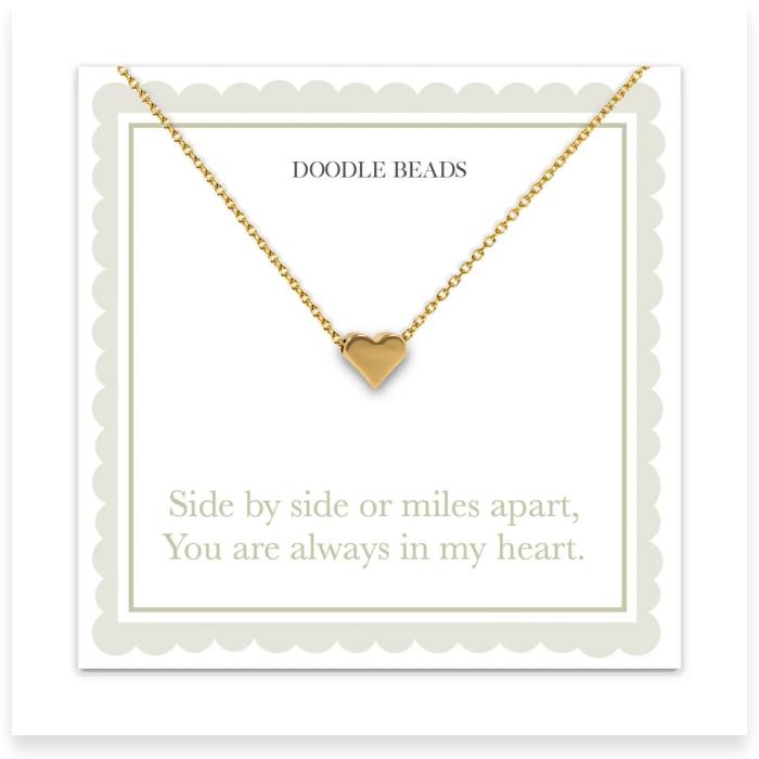 Side by Side or Miles Apart Necklace