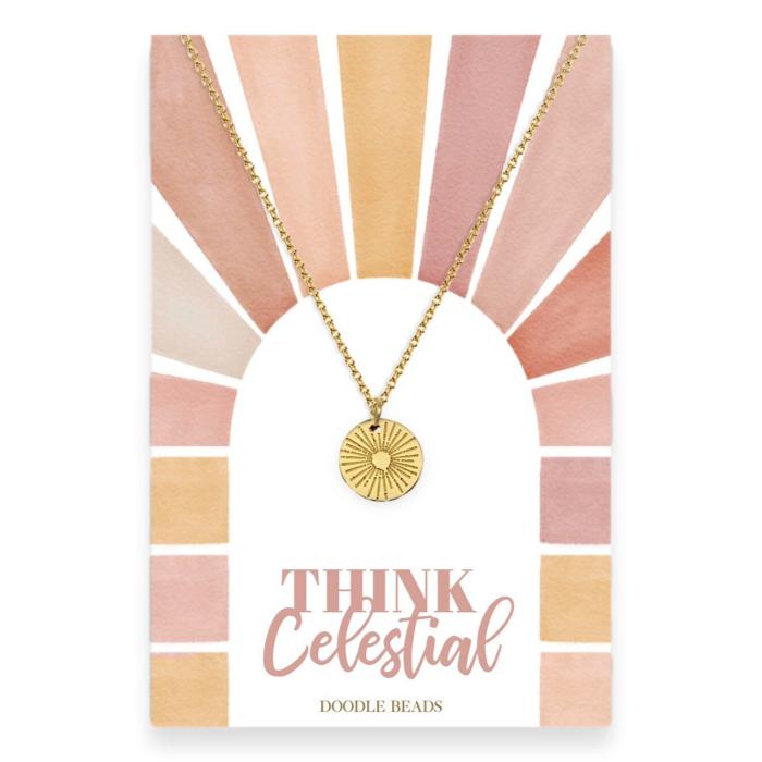 Think Celestial Sun Necklace