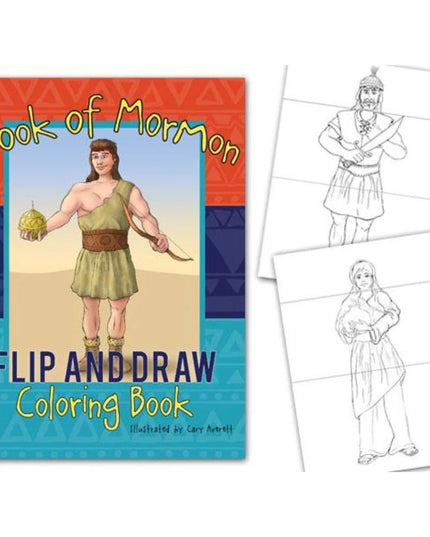Book of Mormon, Flip and Draw: Colouring Book