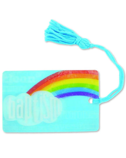 Rainbow 3D Baptism Bookmark