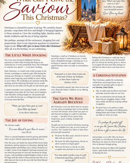 Ministering Message - What will I give to Jesus Christ this Christmas? (Perfect for December)