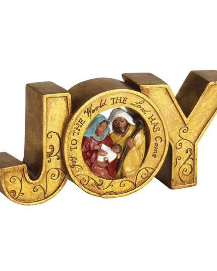 Figurine Gold Joy with Holy Family