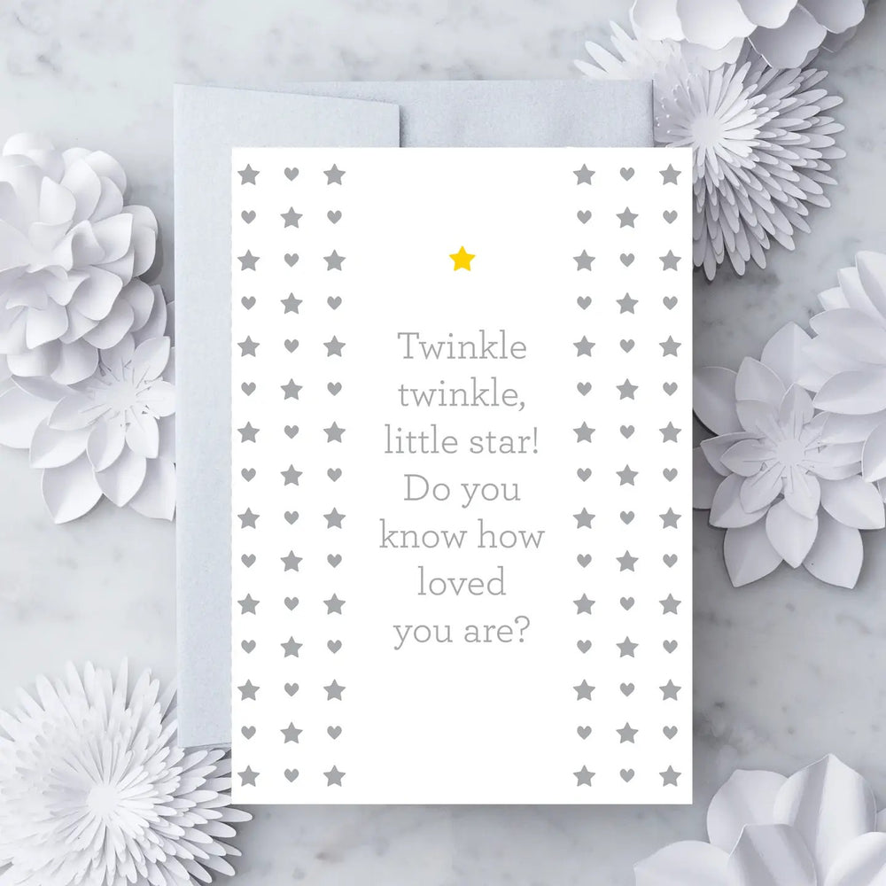 "Twinkle, Twinkle, Little Star" Greeting Card.