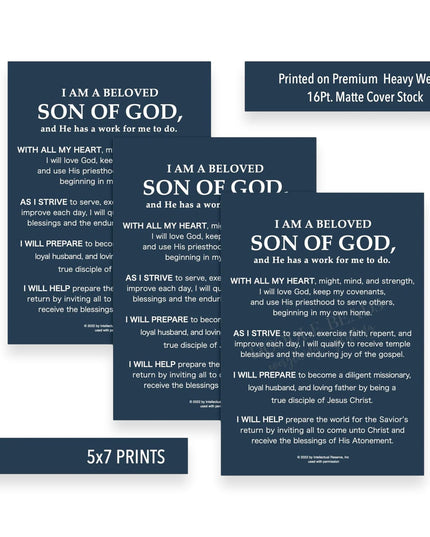 5x7 Aaronic Priesthood Theme Print