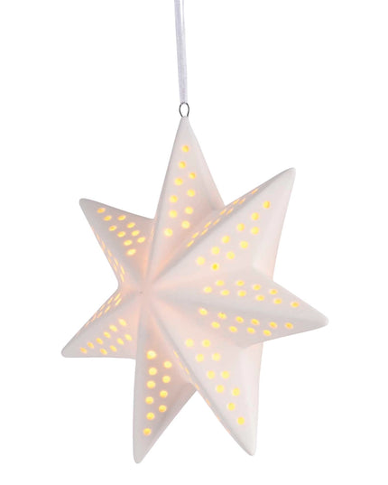 Ornament Led Porcelain Star
