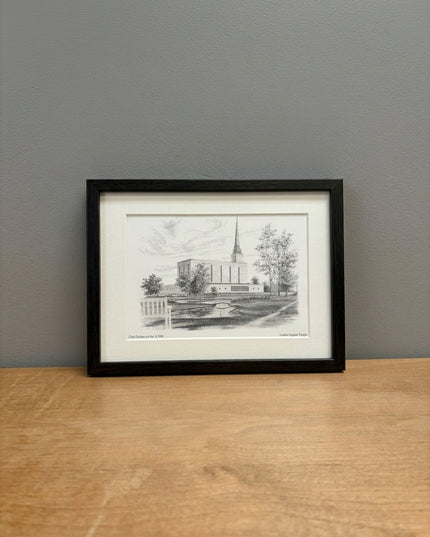 London England Temple by Chad Hawkins 5x7 Print