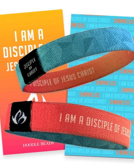 I Am A Disciple Of Jesus Christ Reversible Woven Wristband