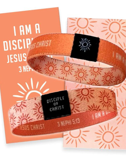 I Am A Disciple Of Jesus Christ Reversible Woven Wristband