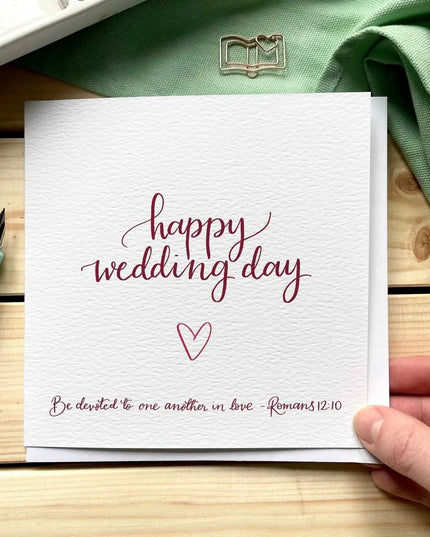 Christian Happy Wedding Card
