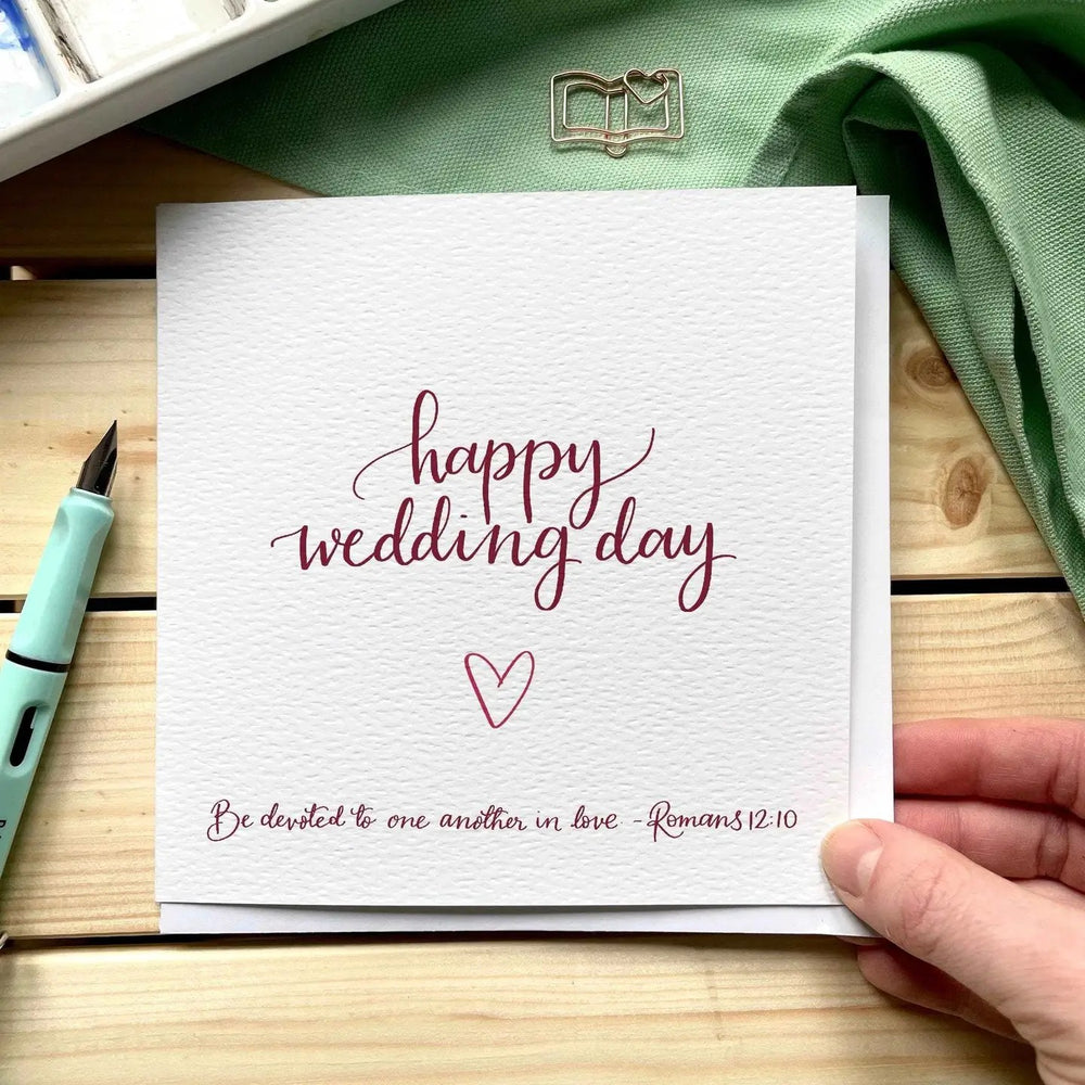 Christian Happy Wedding Card