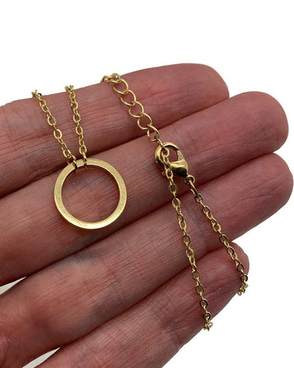 You've GOT This, "Know Ye Not That Ye Are In The Hands of God" Greeting Card With Eternity Ring Necklace (Gold)