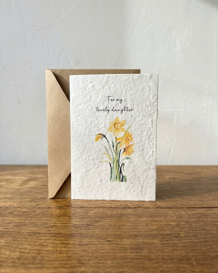For my lovely daughter Card