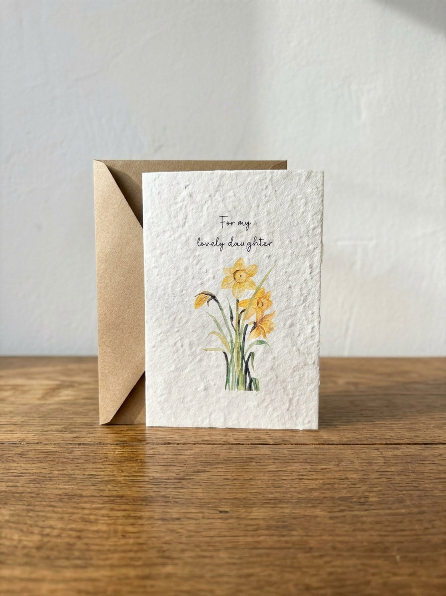 For my lovely daughter Card