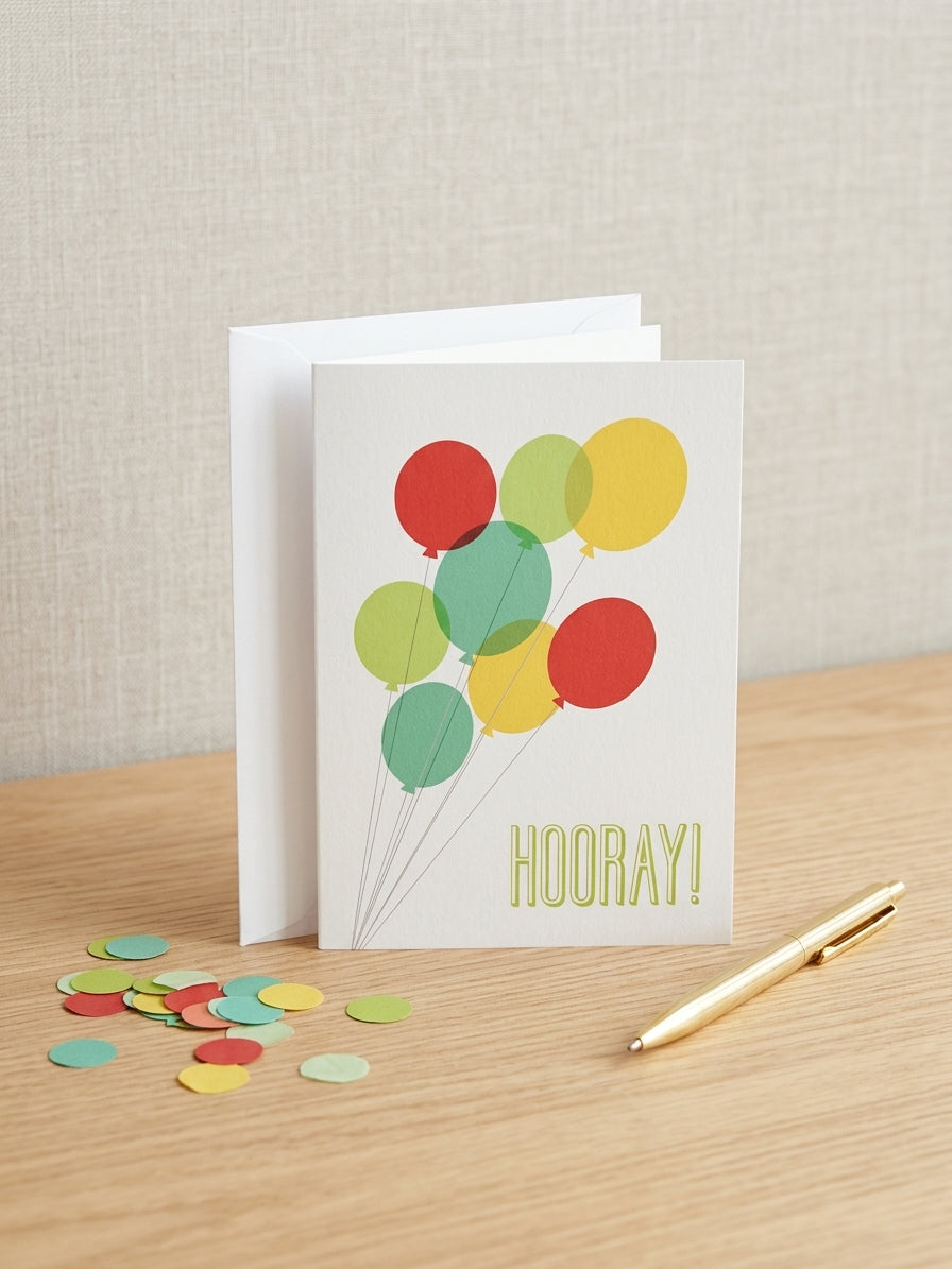 Baptism Balloon Card