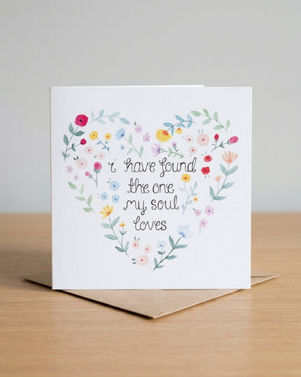 I Have Found The One My Soul Loves Card